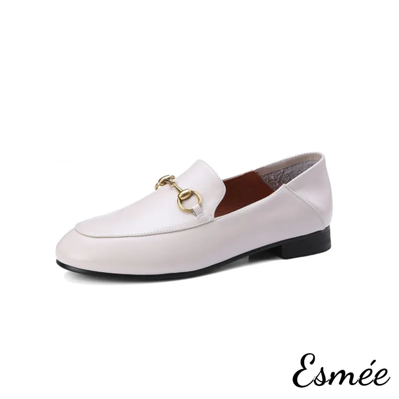 Leather Horsebit Loafers