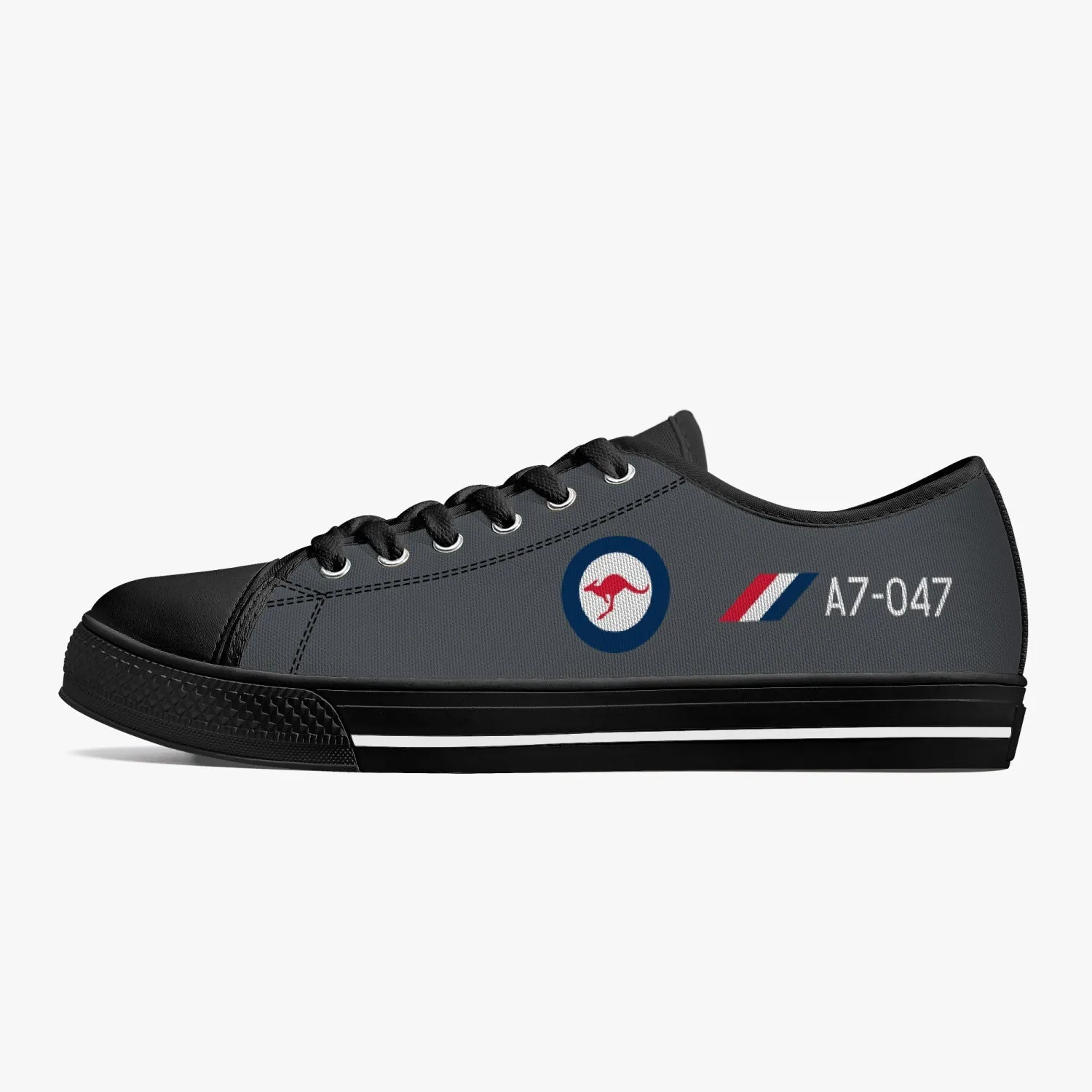 Macchi  "A7-047" Low Top Canvas Shoes (Grey)
