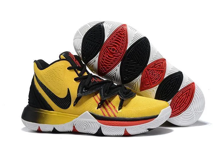Nike Kyrie 5 Yellow Black Men Basketball Shoes !!! CYBER MONDAY SALE !!!