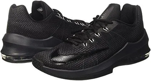 Nike Mens Air Max Infuriate Low Basketball Shoe Black/Anthracite/Dark Grey Size 10.5 M US