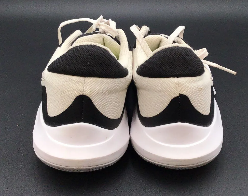 Nike Men's Precision 6 White Black Basketball Athletic Shoes - Size 11