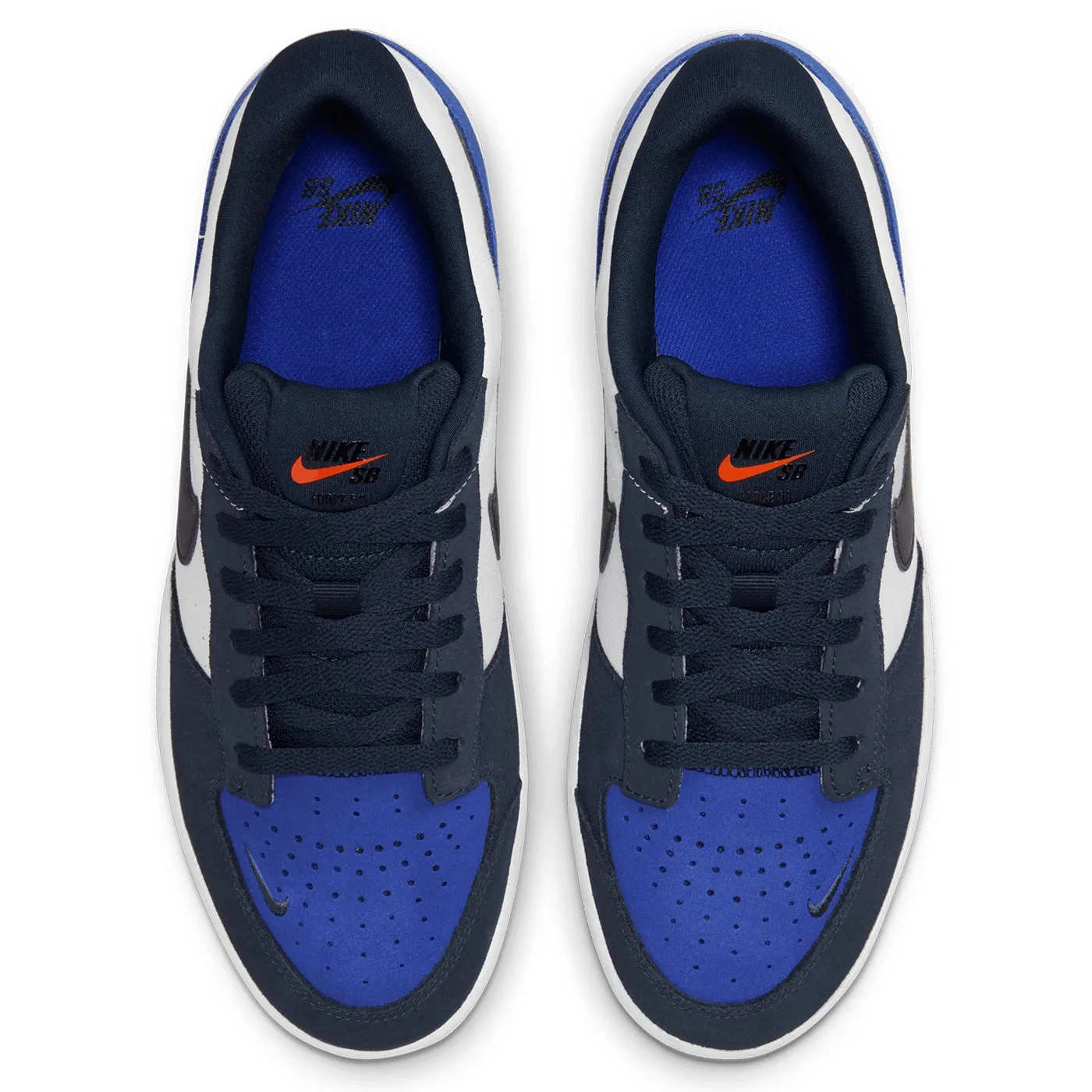 Nike SB Force 58 Shoes - Obsidian /Obsidian - White - Hyper Royal