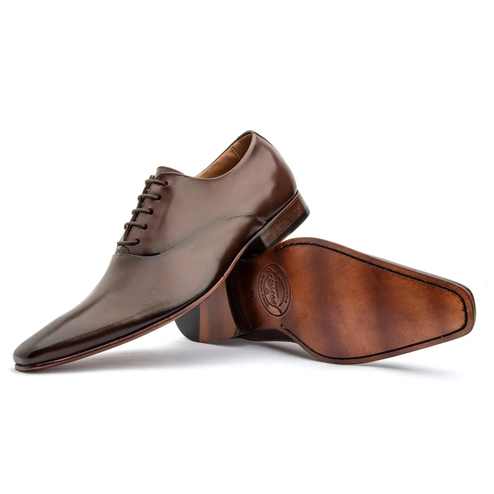 Oxfords Classic Shoes Leather Dress Lace Up Italian Style