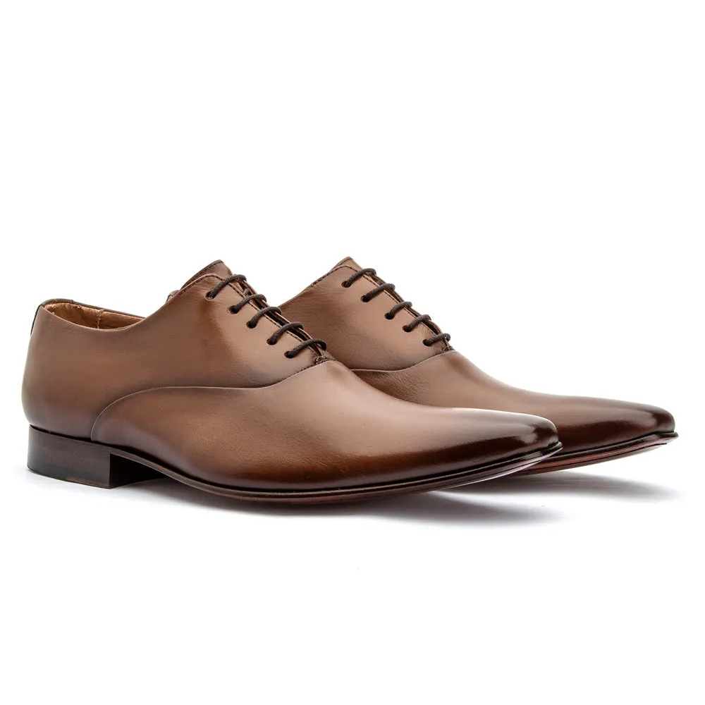 Oxfords Classic Shoes Leather Dress Lace Up Italian Style