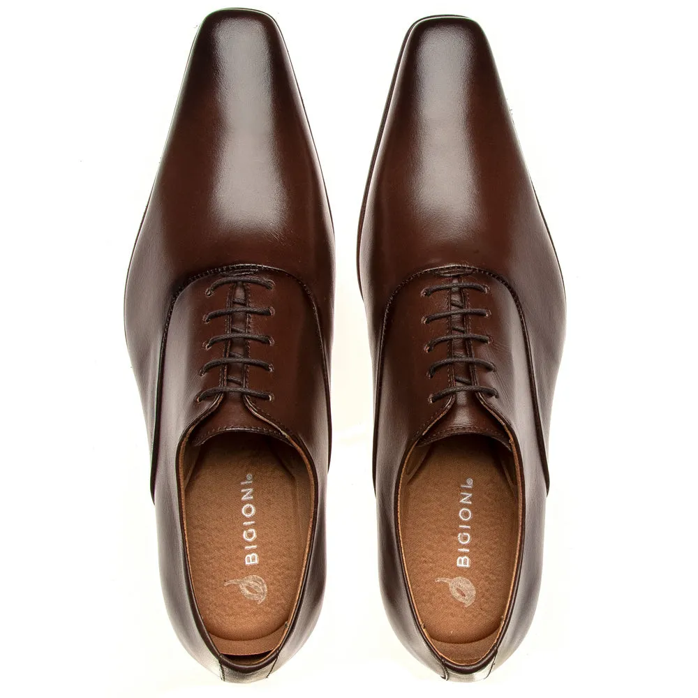 Oxfords Classic Shoes Leather Dress Lace Up Italian Style