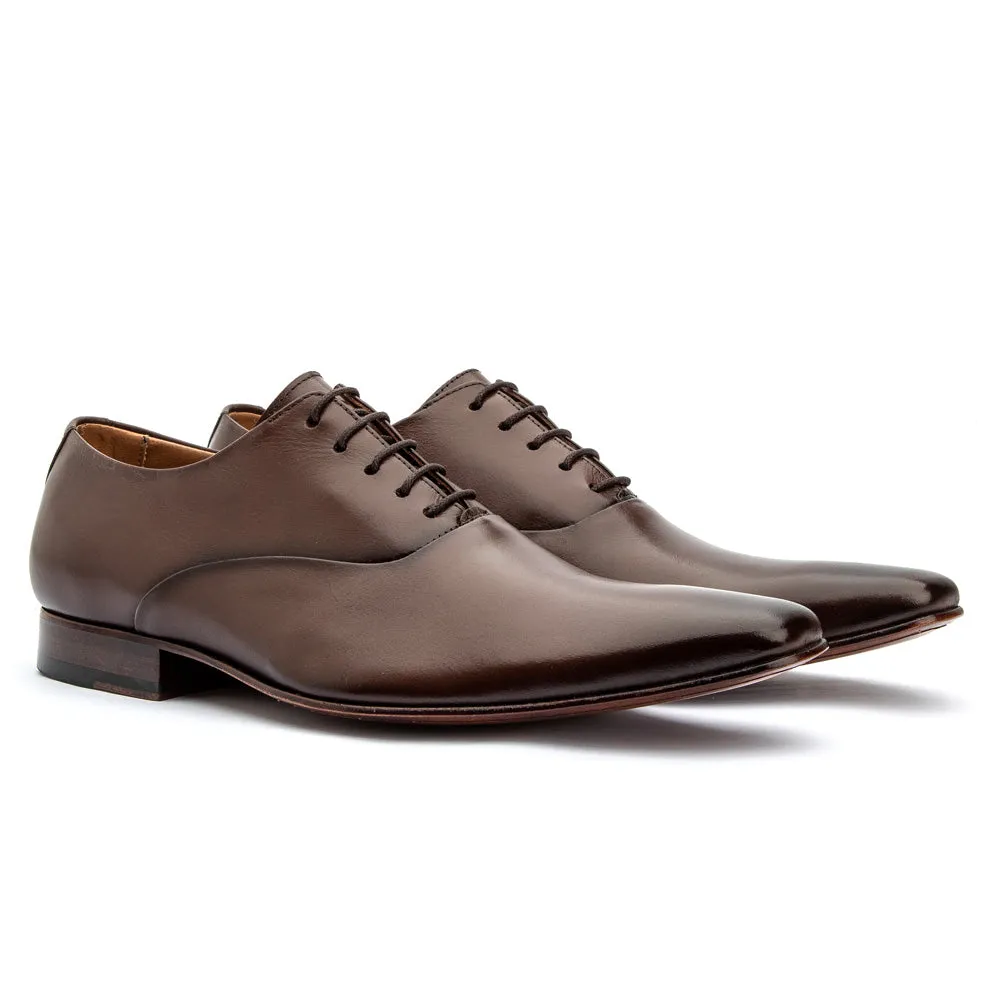 Oxfords Classic Shoes Leather Dress Lace Up Italian Style