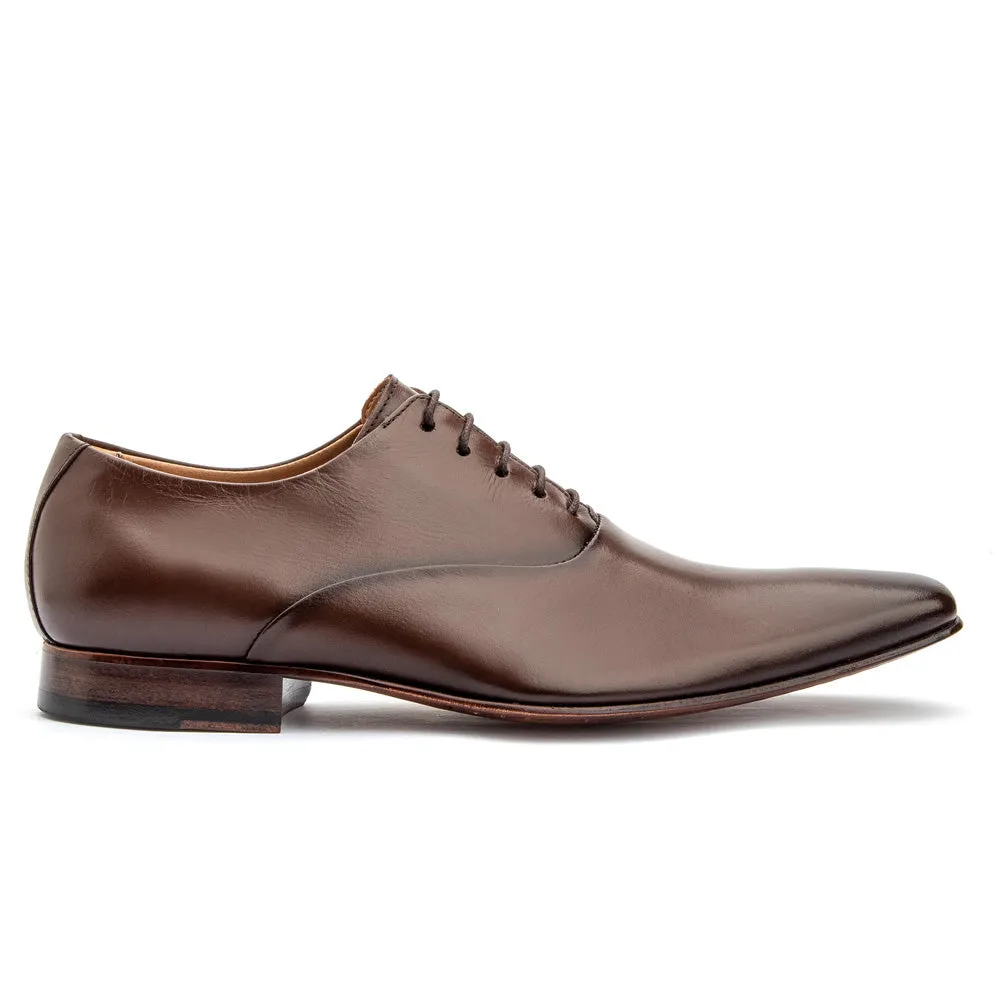 Oxfords Classic Shoes Leather Dress Lace Up Italian Style