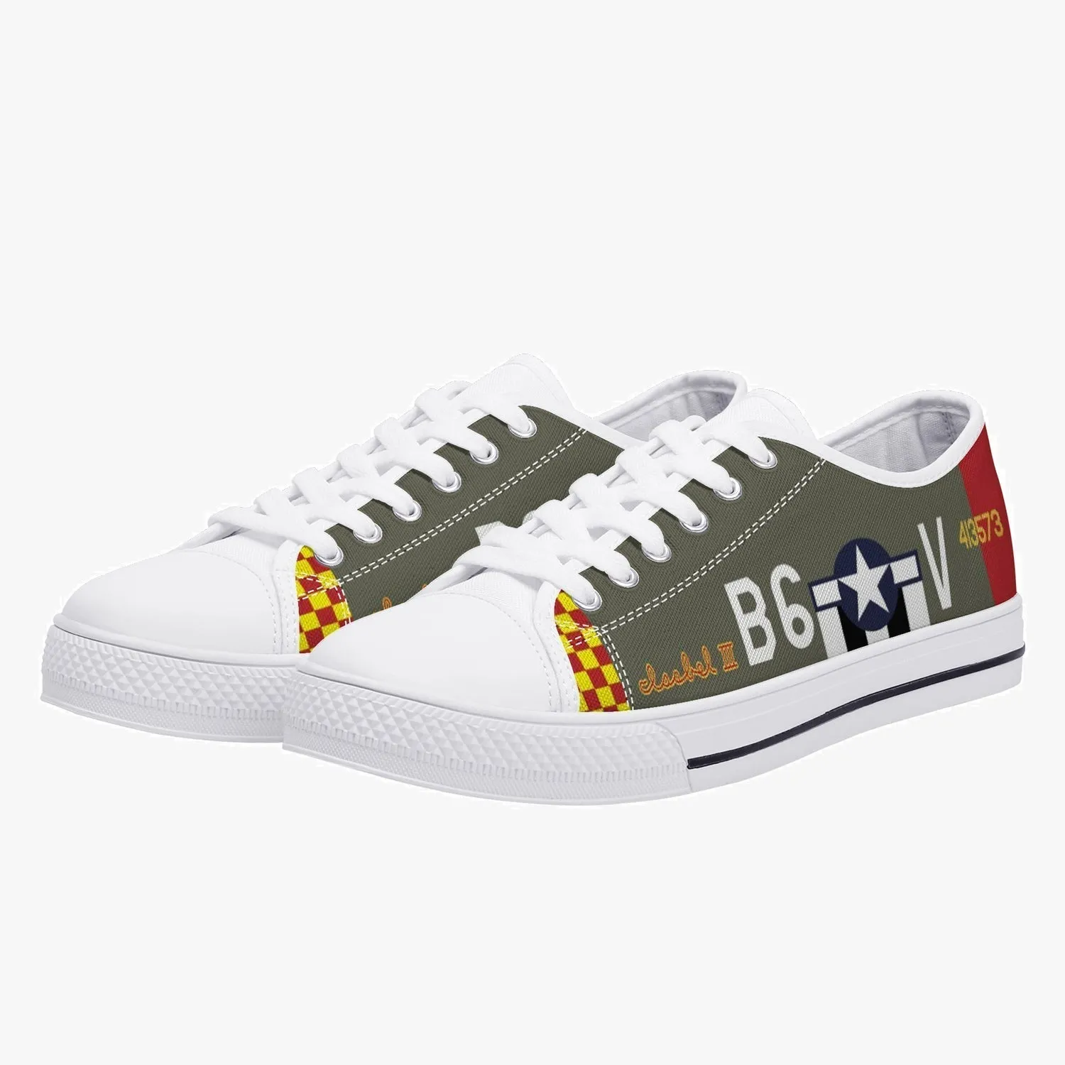 P-51 "Isabel III" Low Top Canvas Shoes
