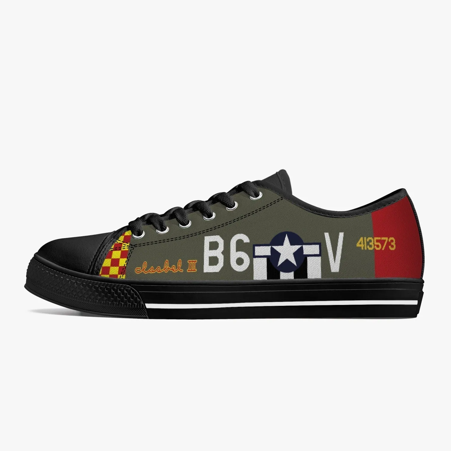 P-51 "Isabel III" Low Top Canvas Shoes