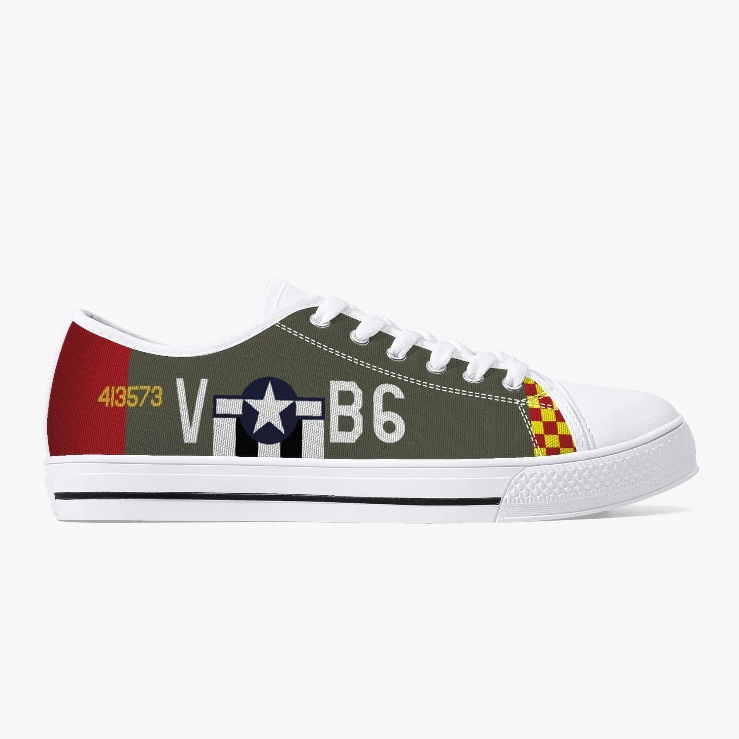 P-51 "Isabel III" Low Top Canvas Shoes