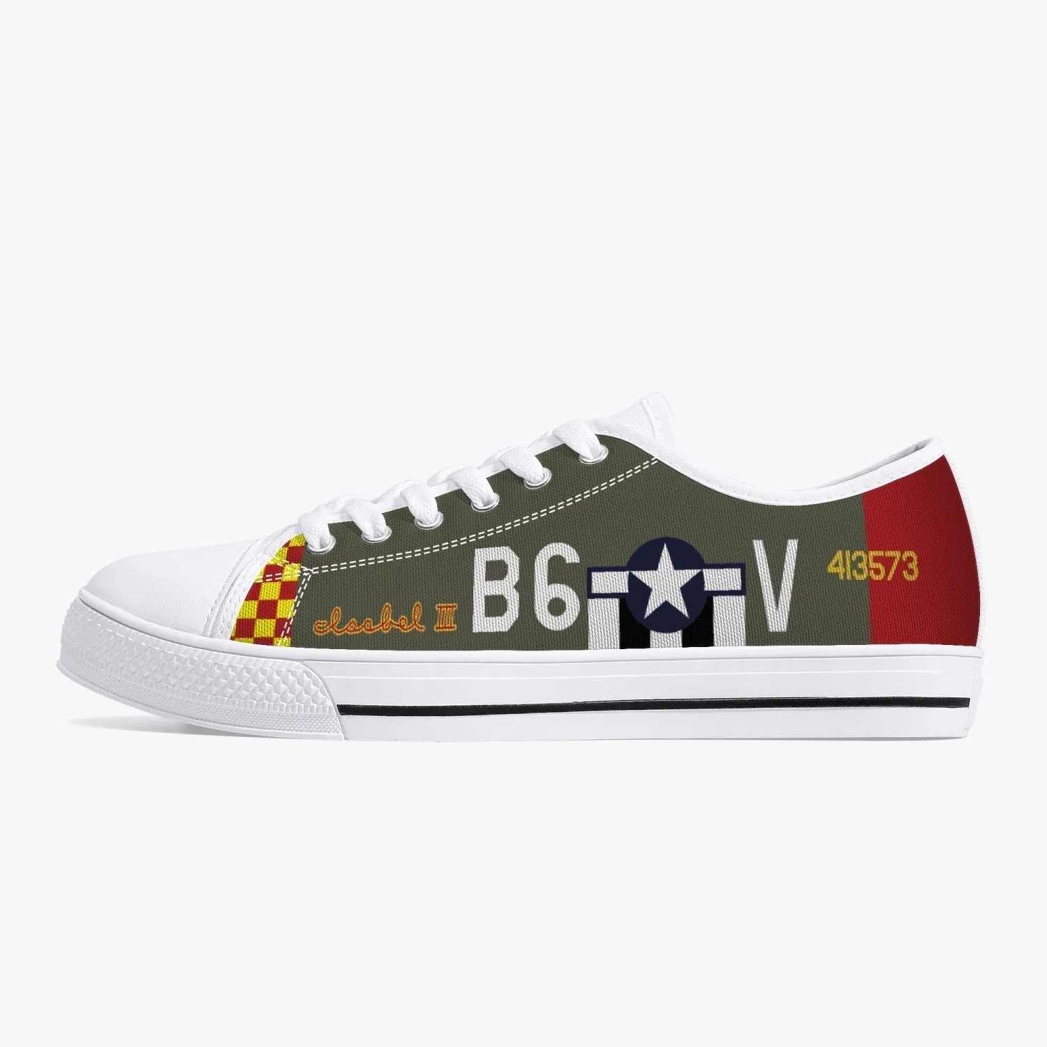P-51 "Isabel III" Low Top Canvas Shoes