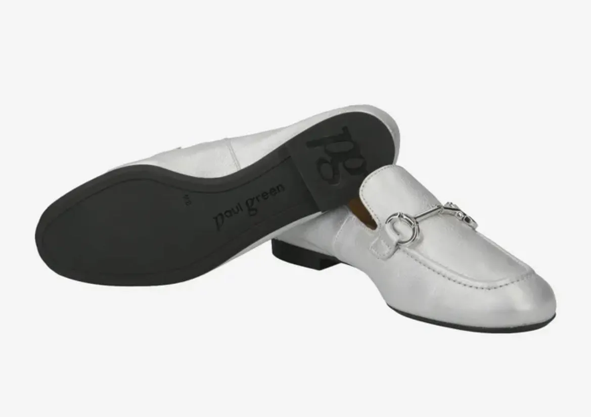Paul Green silver loafers
