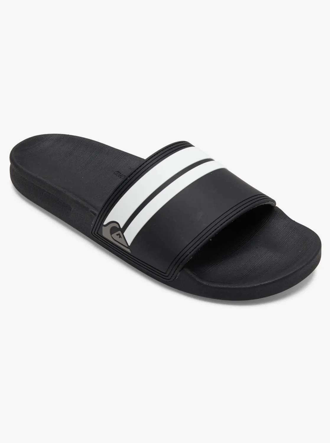 Quiksilver Slides - Mens Rivi Striped Slip-Ons
