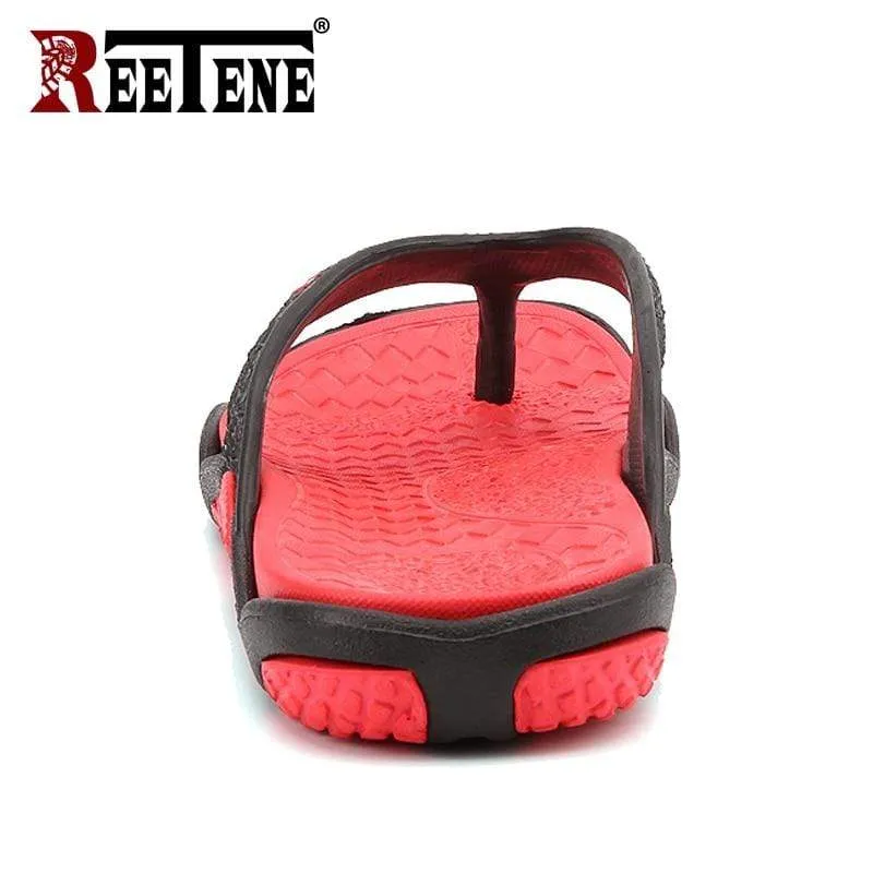 REETENE Red Flip Flops