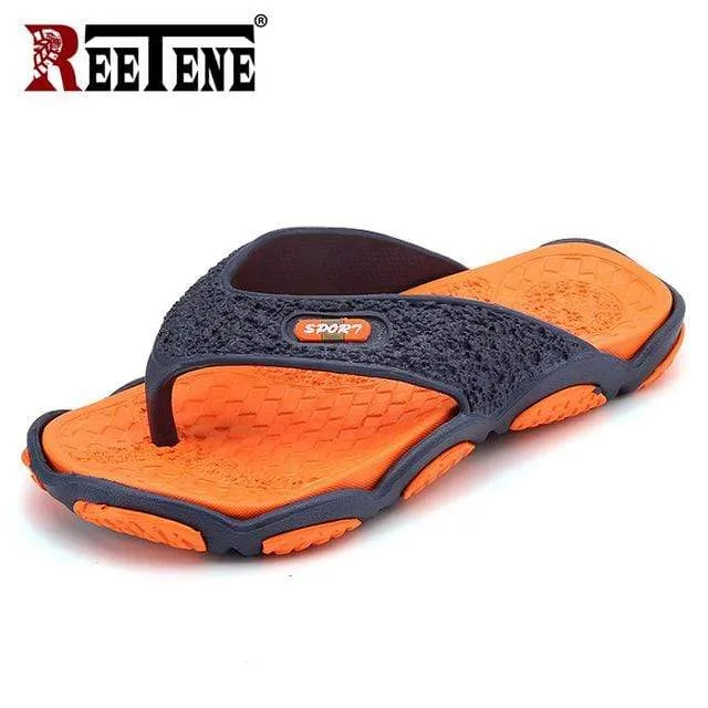 REETENE Red Flip Flops