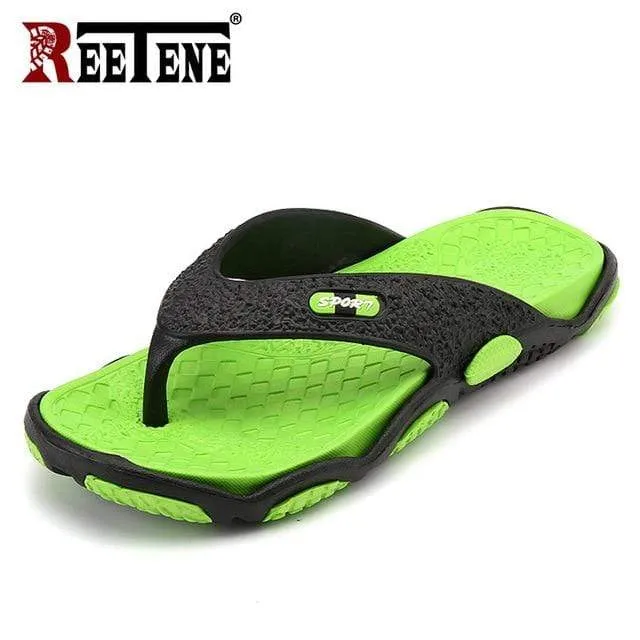 REETENE Red Flip Flops