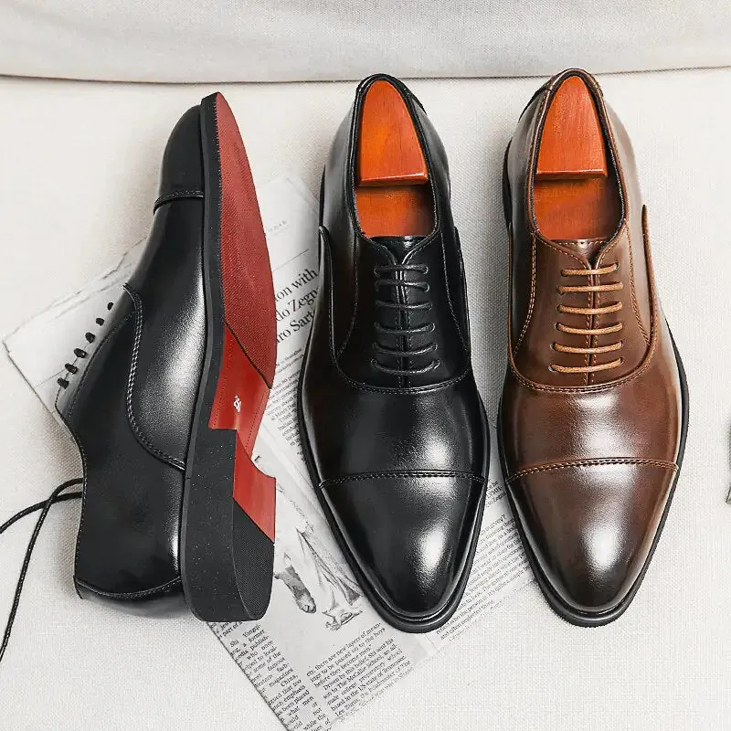 Rosso Il  Red Bottom Oxford Shoes - Elegance and Sophistication for the Modern Gentleman