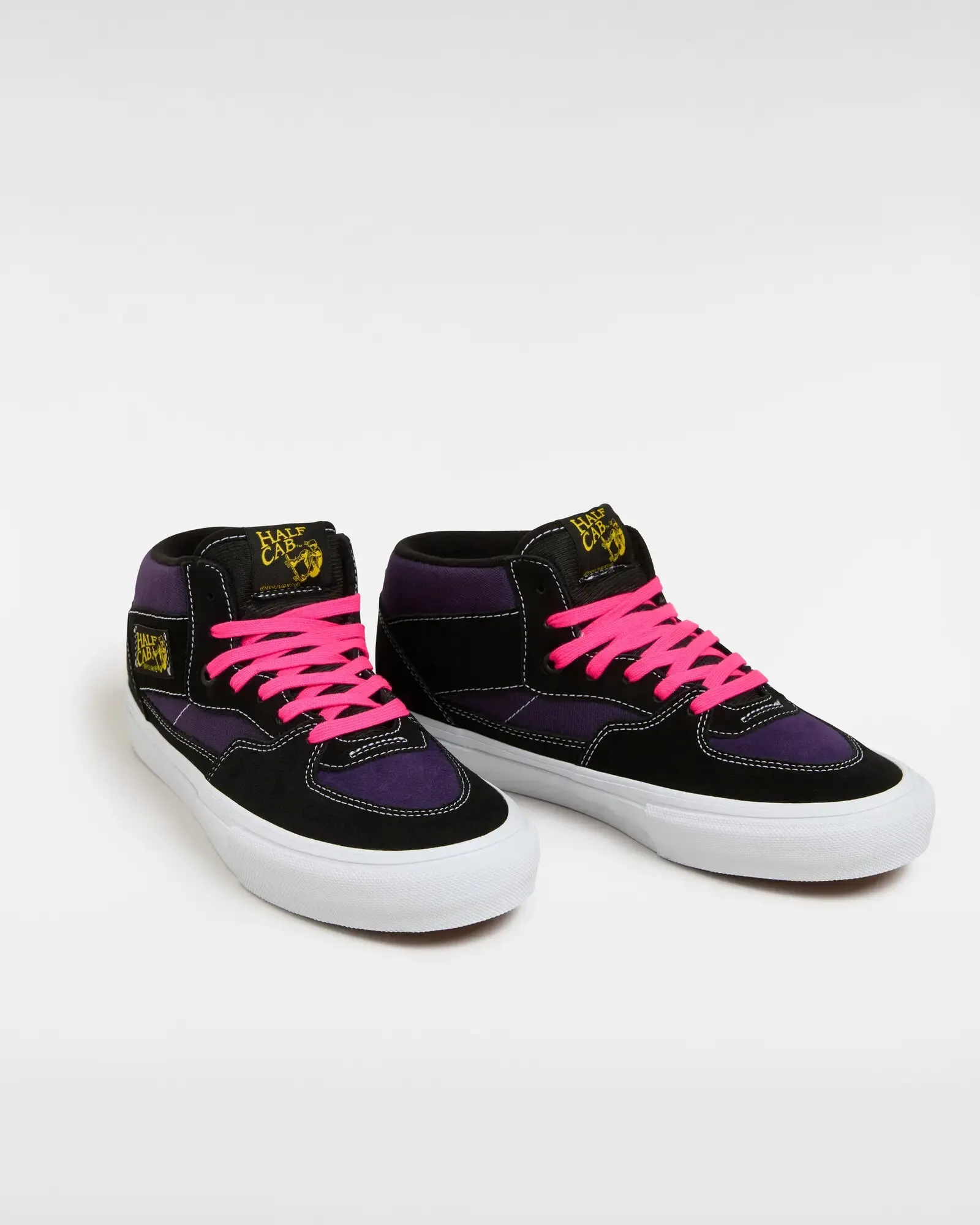 Skate Half Cab Shoes in Black & Purple