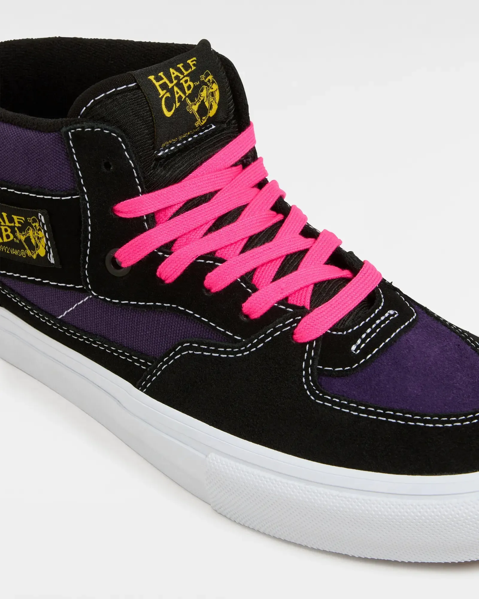 Skate Half Cab Shoes in Black & Purple