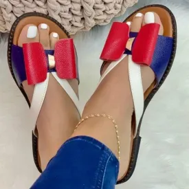 Summer Women Slippers Cute Butterfly-Knot Casual Sandals