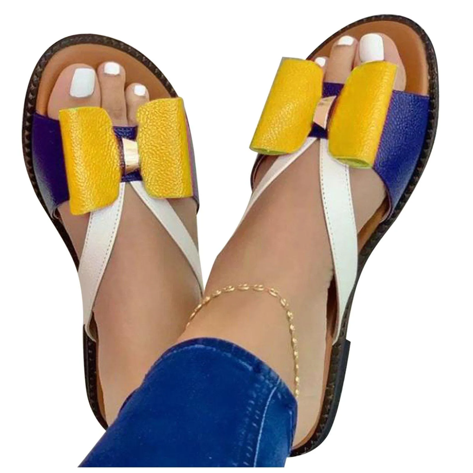 Summer Women Slippers Cute Butterfly-Knot Casual Sandals
