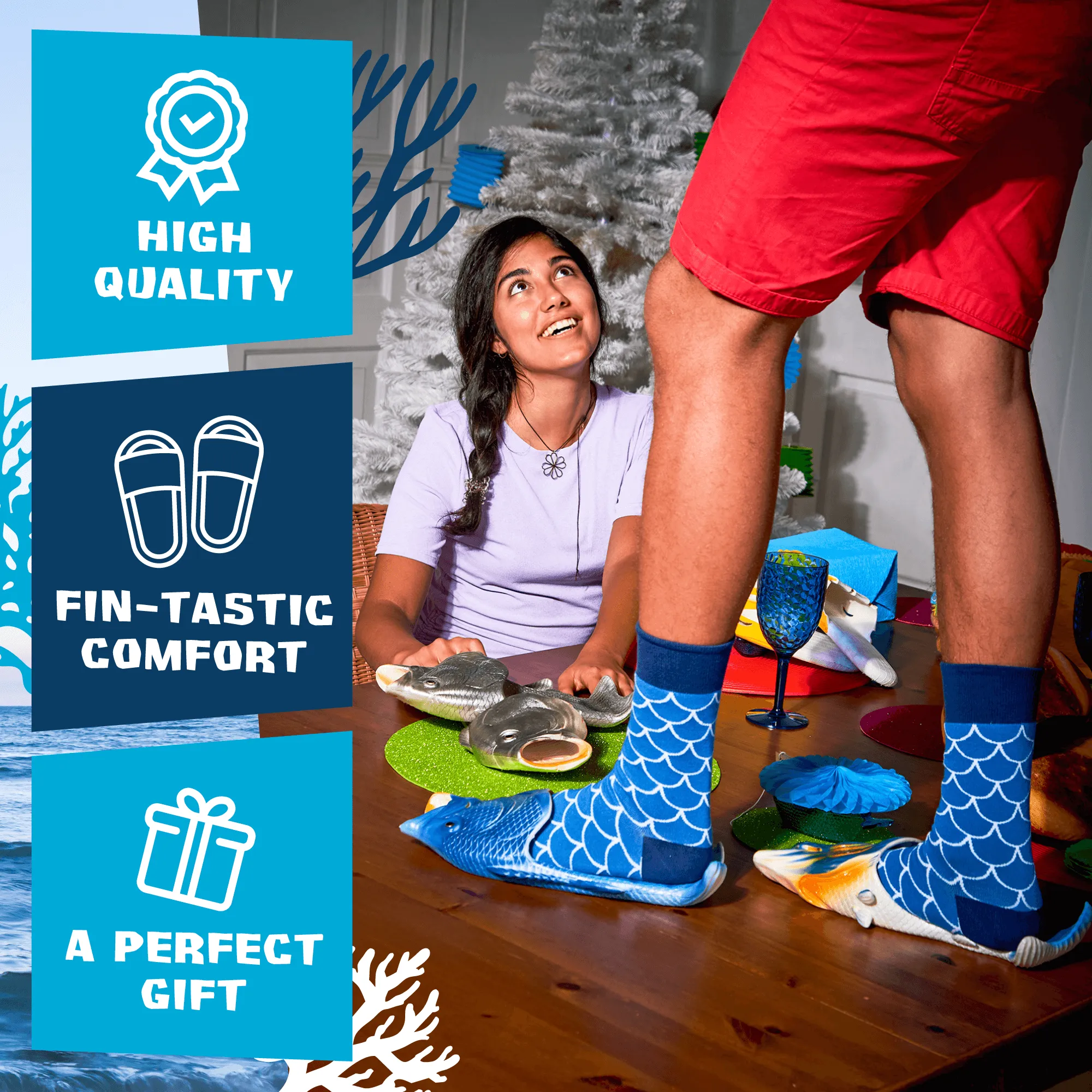 Tuna Socks & Sandals Bundle